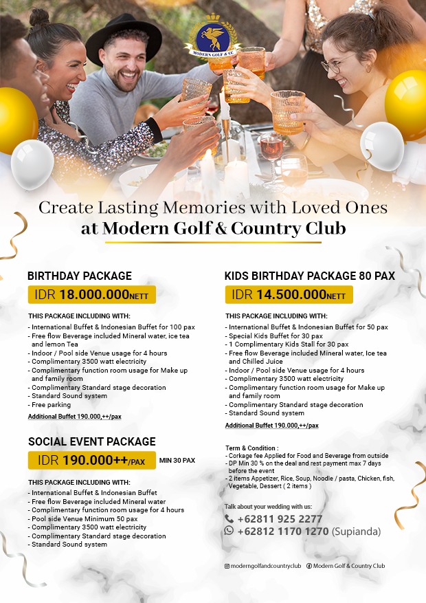 MICE and Wedding Fees & Rates