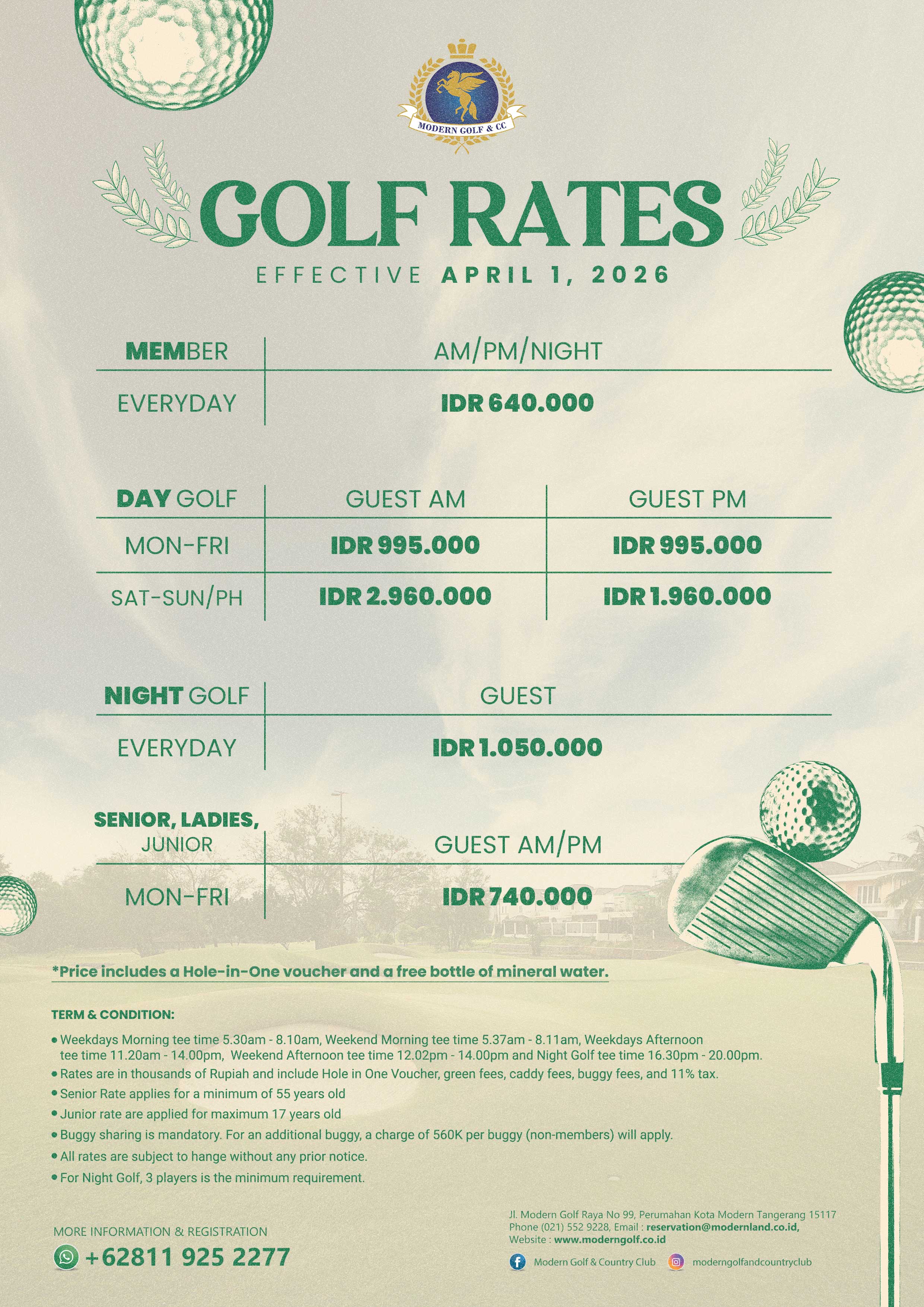 Rate Golf 2025